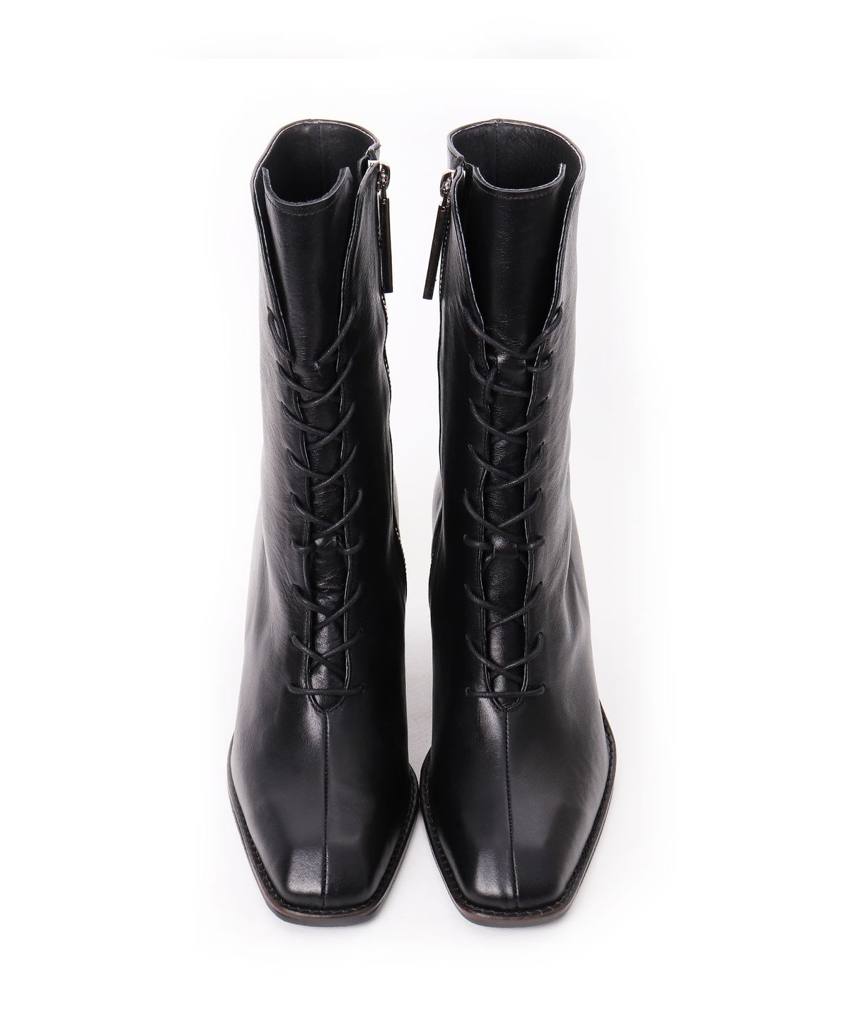 쥬드코넨(JEDE KONNEN) JDB19009_LACEUP DETAIL  BOOTS_BLACK