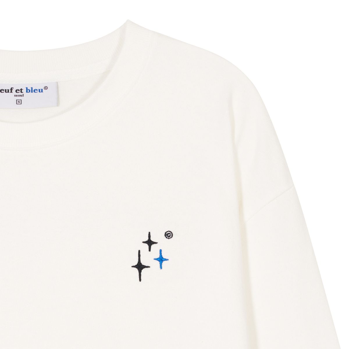 누프에블루(NEUFETBLEU) NEB logo long sleeve (off-white)