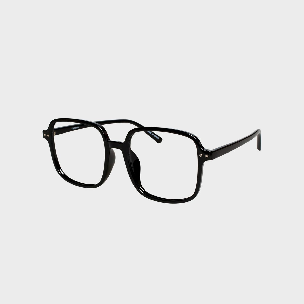 일삼사엠엠(134MM) 빅사이즈 사각 블루라이트 블랙 S000771