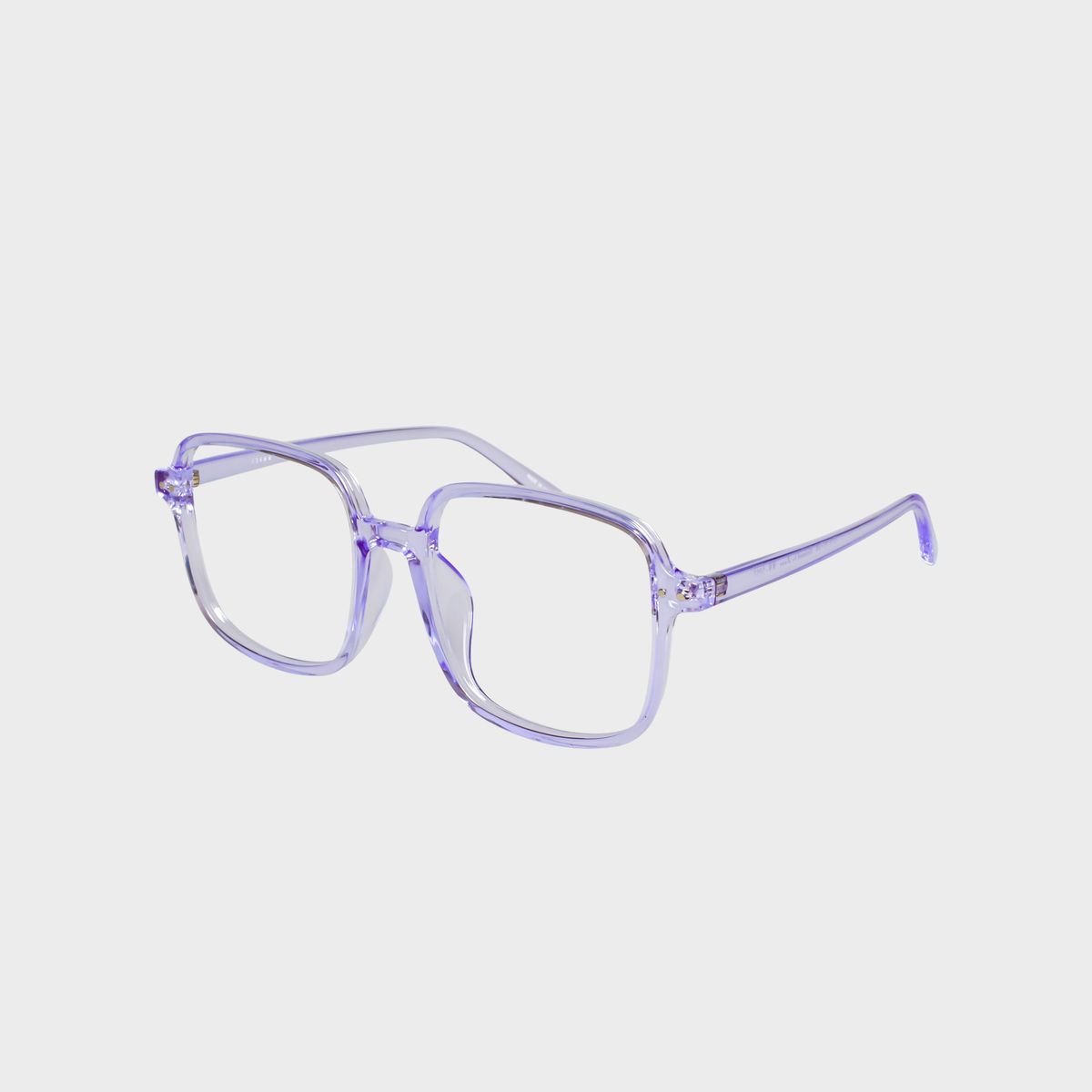 일삼사엠엠(134MM) 빅사이즈 사각 블루라이트 투명퍼플 S000774