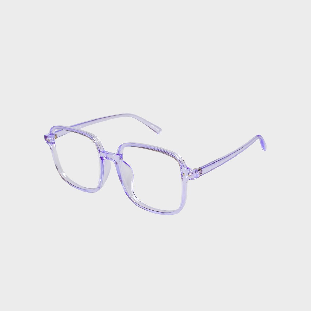 일삼사엠엠(134MM) 빅사이즈 사각 블루라이트 투명퍼플 S000774