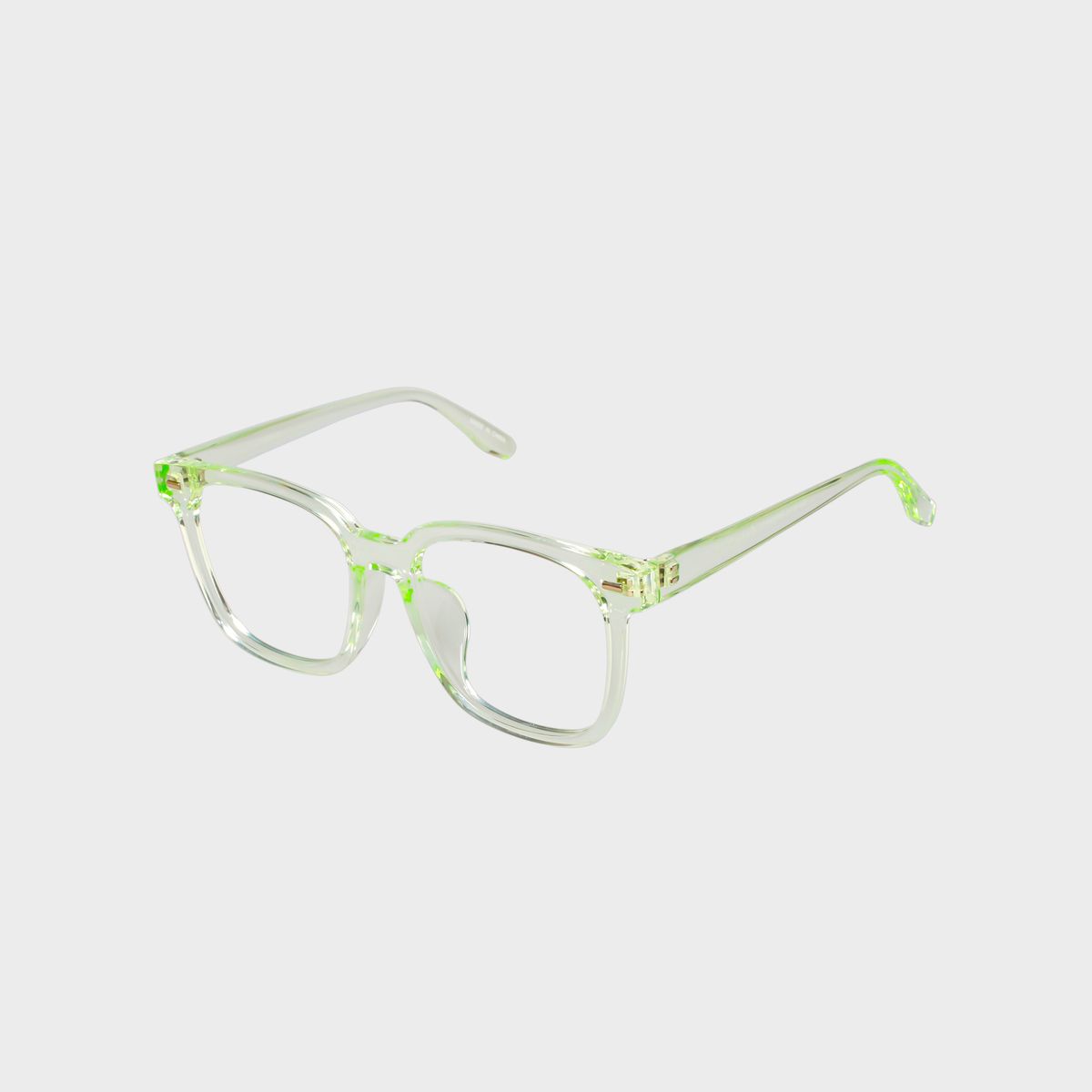 일삼사엠엠(134MM) 기본 사각라운드 블루라이트 투명연두 S000776