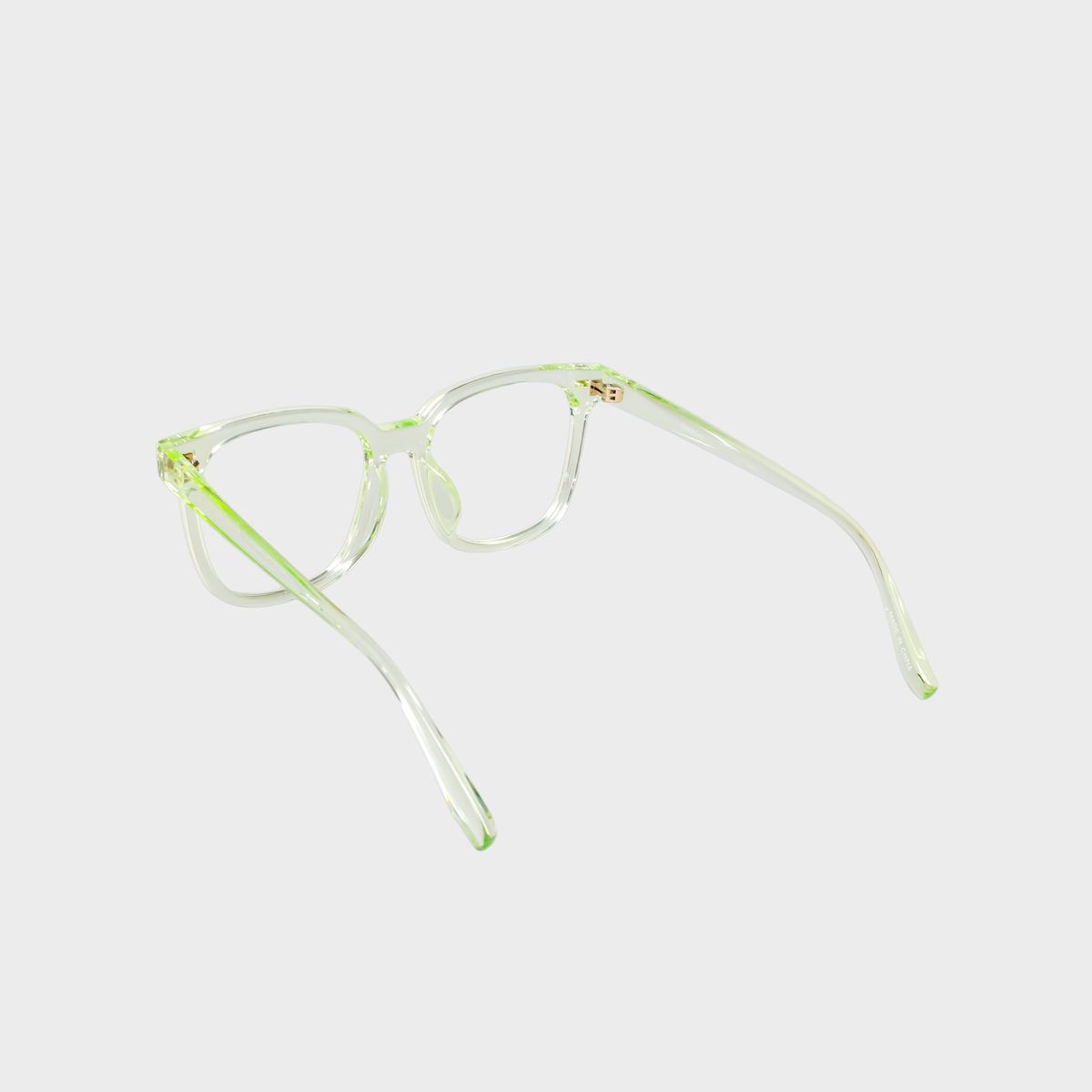 일삼사엠엠(134MM) 기본 사각라운드 블루라이트 투명연두 S000776