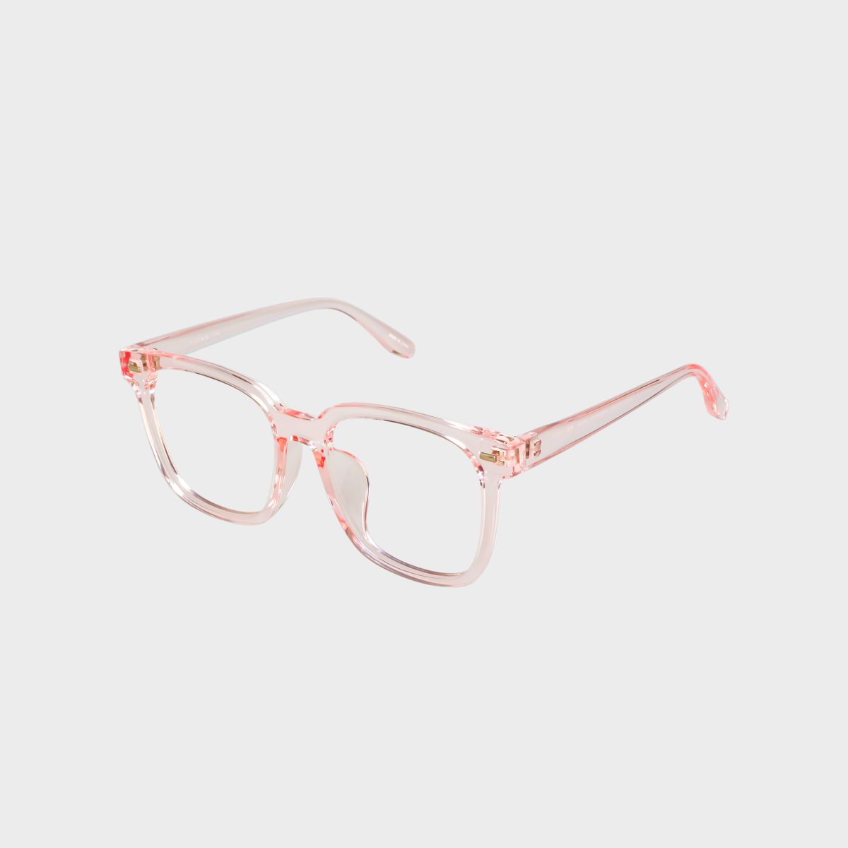 일삼사엠엠(134MM) 기본 사각라운드 블루라이트 투명핑크 S000779