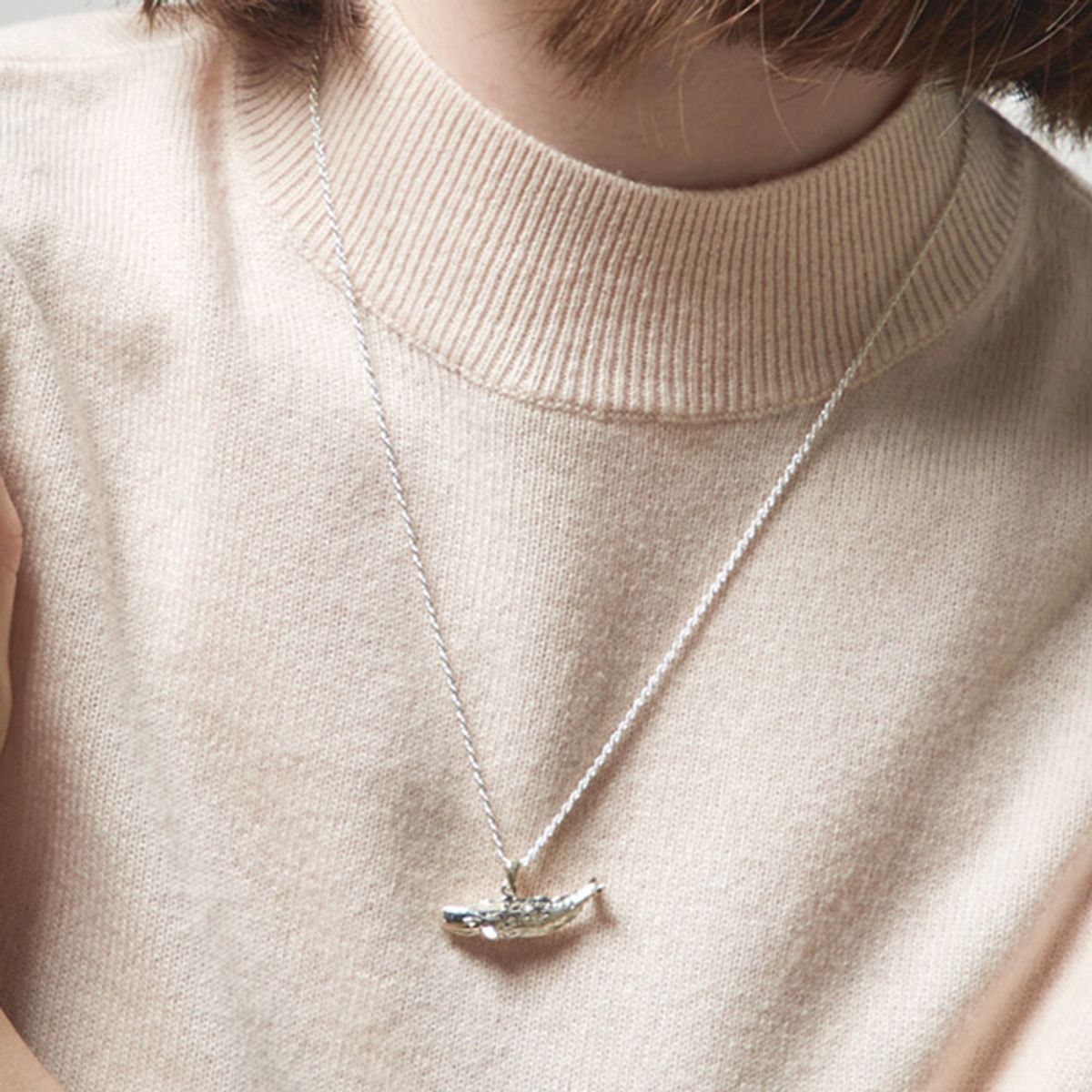 웨일투웨일(WHALE2WHALE) 향유고래 목걸이_ver.1_50cm