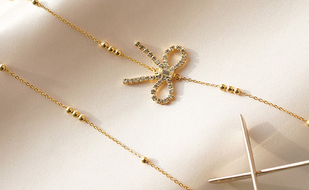 트레쥬(TREAJU) Romantic ribbon glasses chain