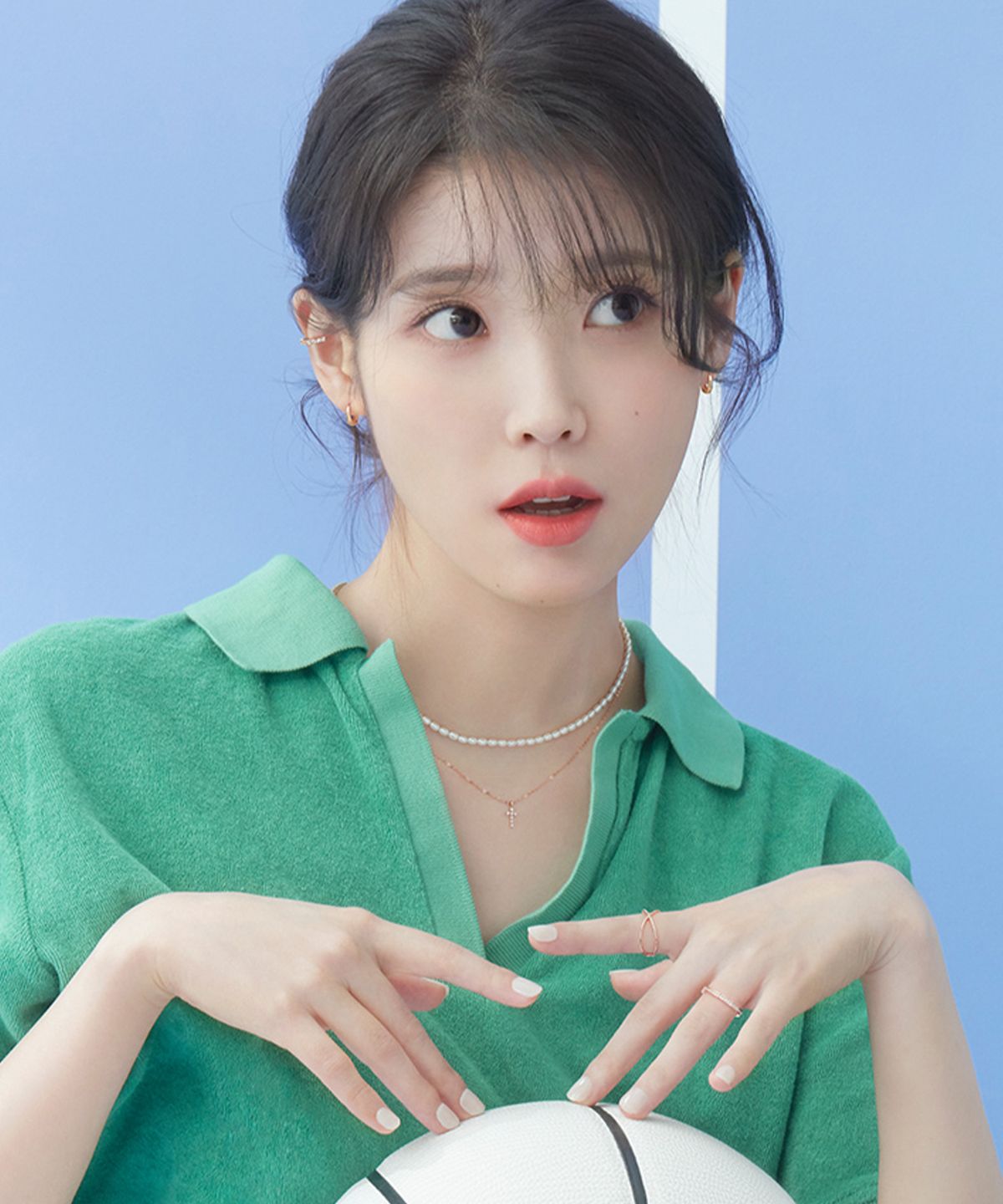 제이에스티나(JESTINA) J Basic 14K 귀걸이 (JJJBE09AS555R4000)