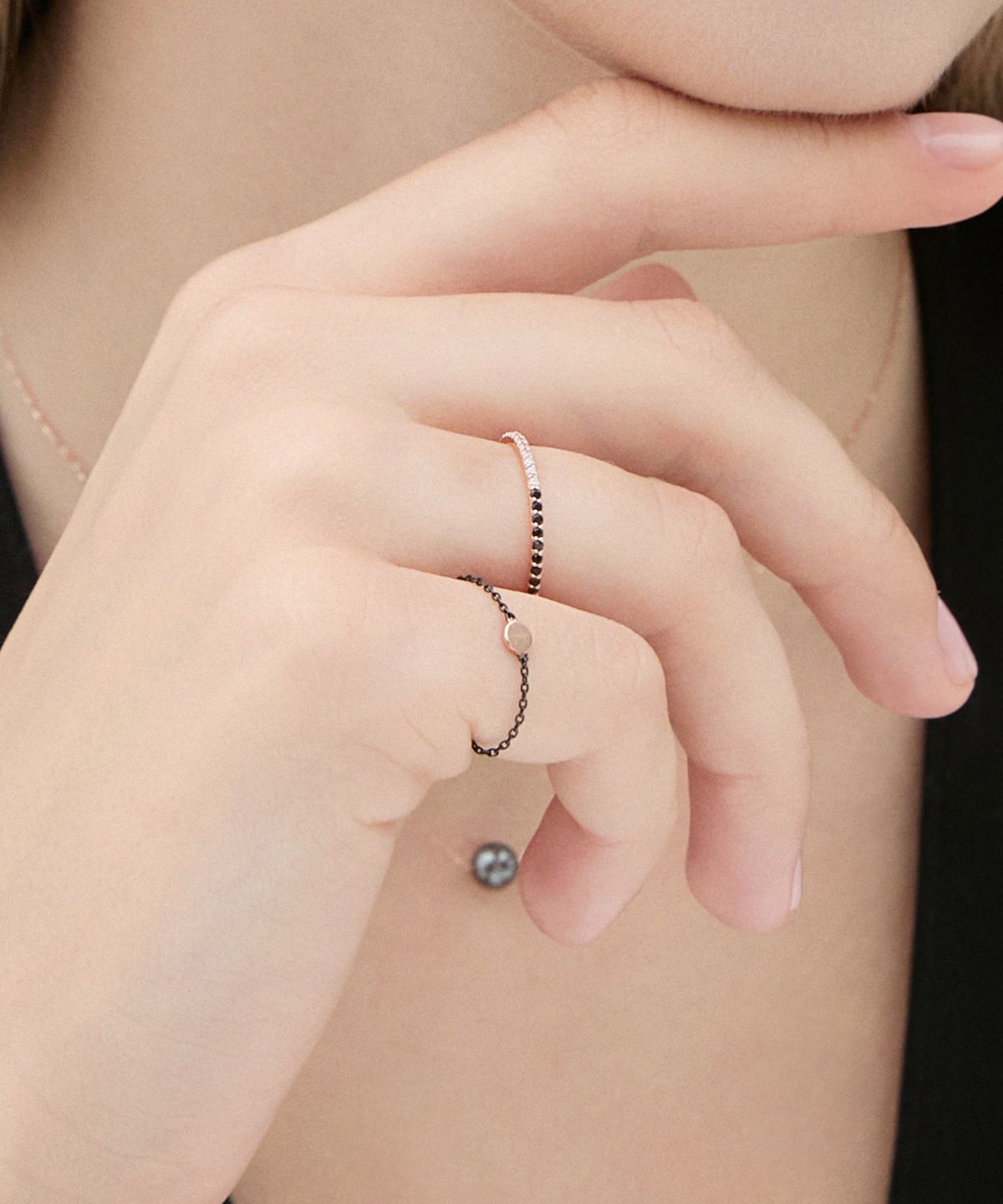 제이에스티나(JESTINA) Doppio Tiara 14K 반지 (JJT1RQ6AS159R4120)