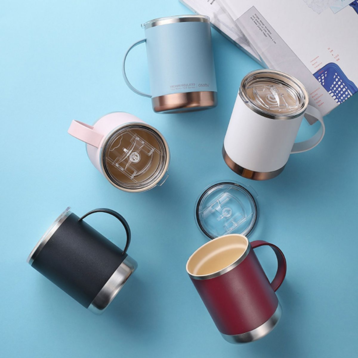 아소부(ASOBU) 세라믹 스텐 진공 보온보냉 얼티밋 머그 360ml