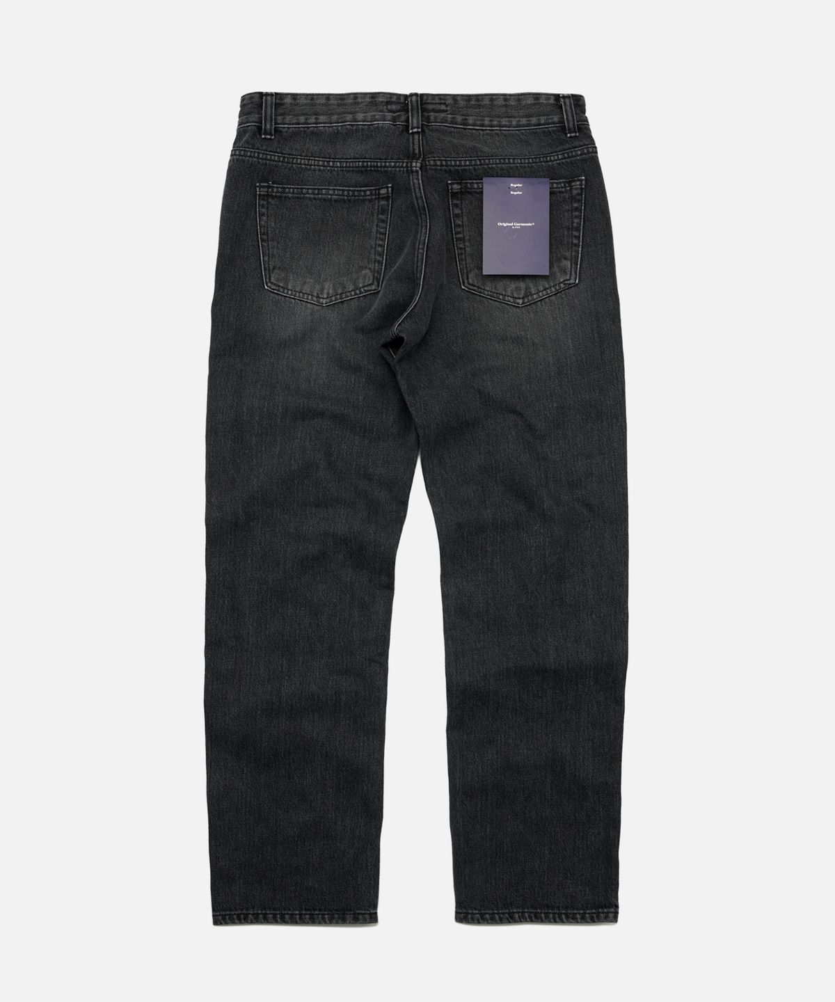 프리즘웍스(FRIZMWORKS) OG REGULAR DENIM PANTS _ WASHED BLACK