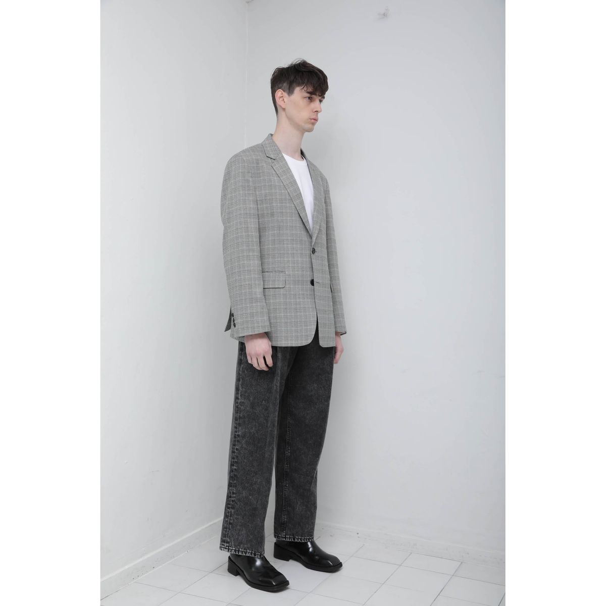 버튼서울(BUTTON SEOUL) 글렌 체크 자켓
