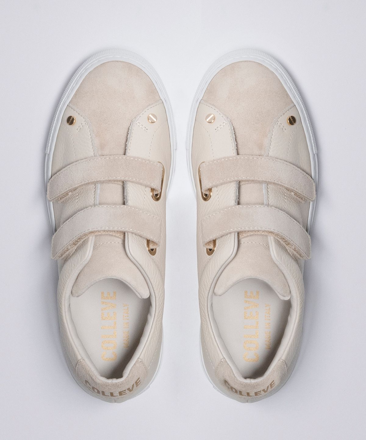콜레브(COLLEVE) Gilda Beige Velcro