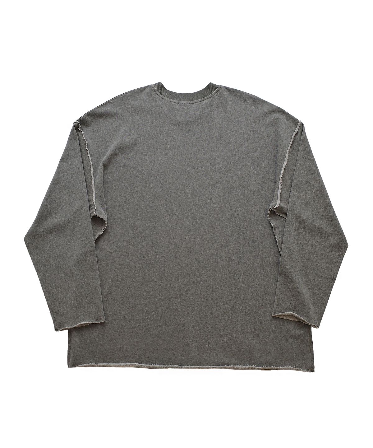 어낫띵(A NOTHING) VINTAGE P. DYEING CUT-OUT BOX TEE (Khaki)