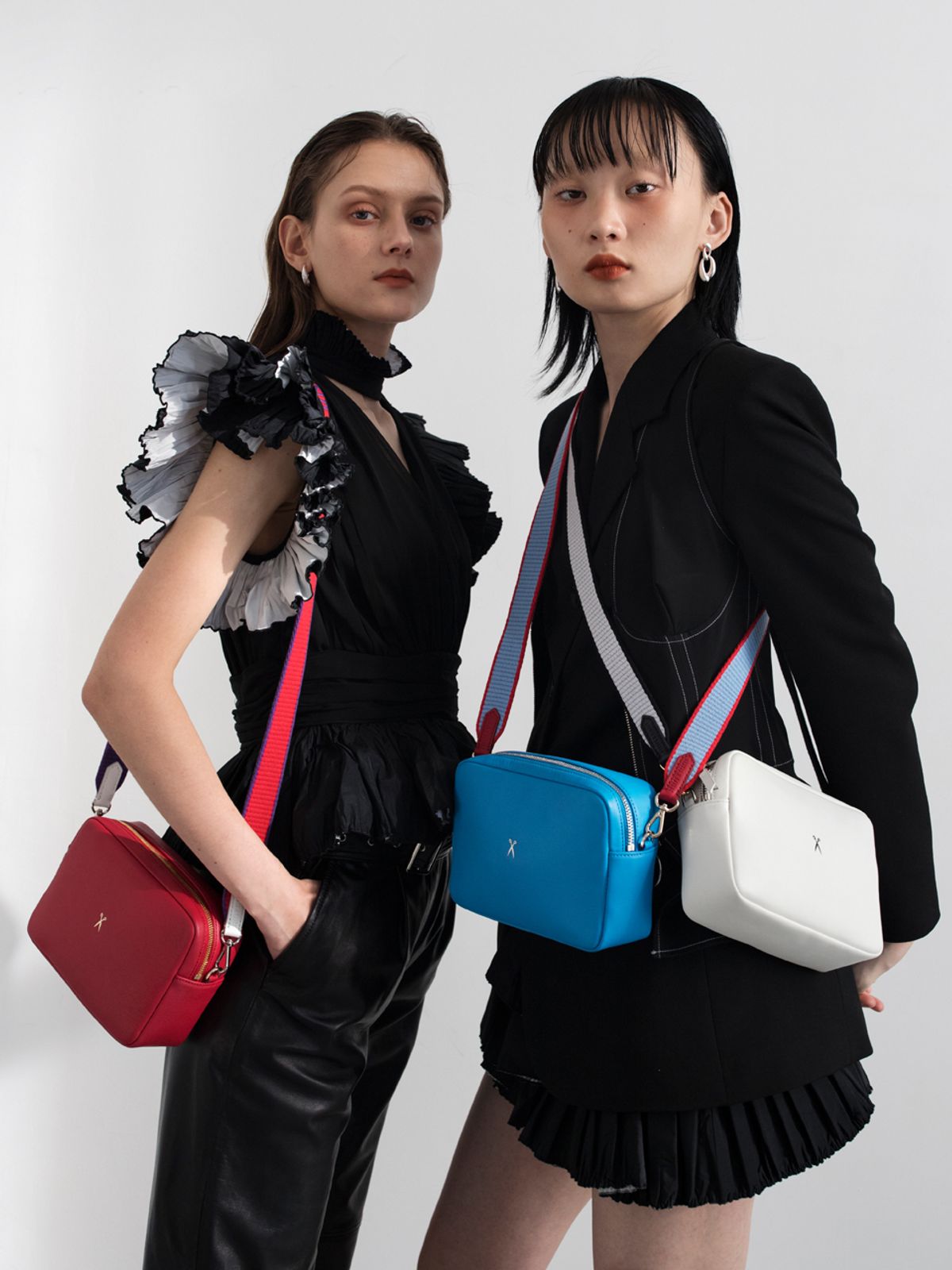 조셉앤스테이시(JOSEPH&STACEY) OZ Mini Square Bag Lucky Red