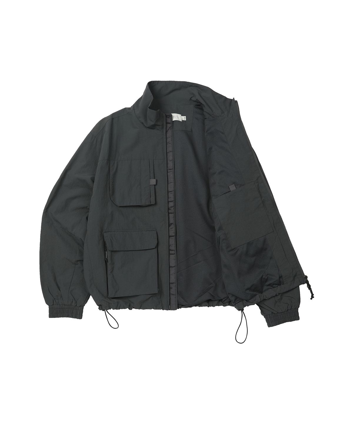 세컨모놀로그(SECONDMONO) Nylon Wind Field Jacket [DGRAY]_COOSJP026DGRAY