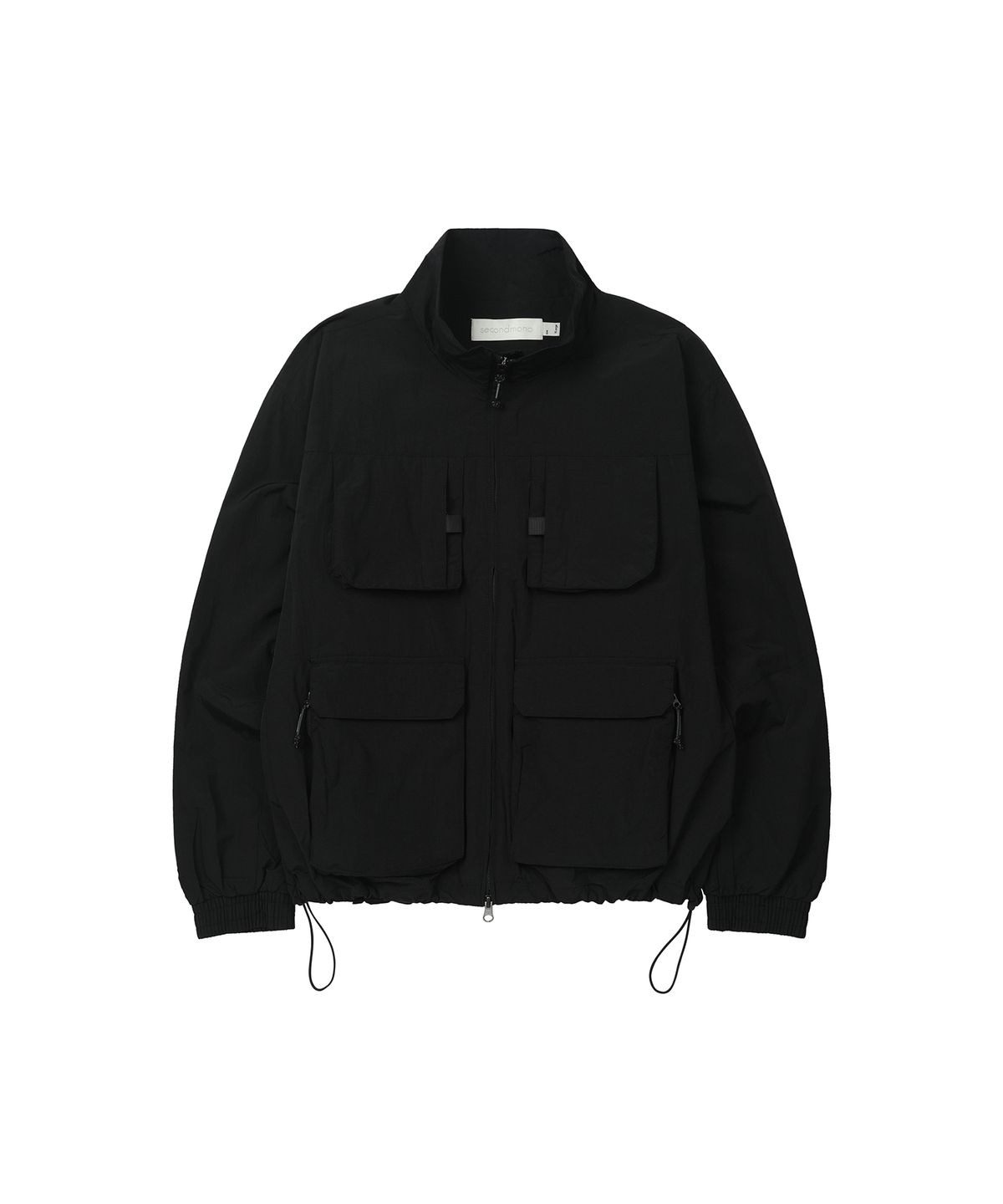 세컨모놀로그(SECONDMONO) Nylon Wind Field Jacket [BLACK]_COOSJP026BLACK