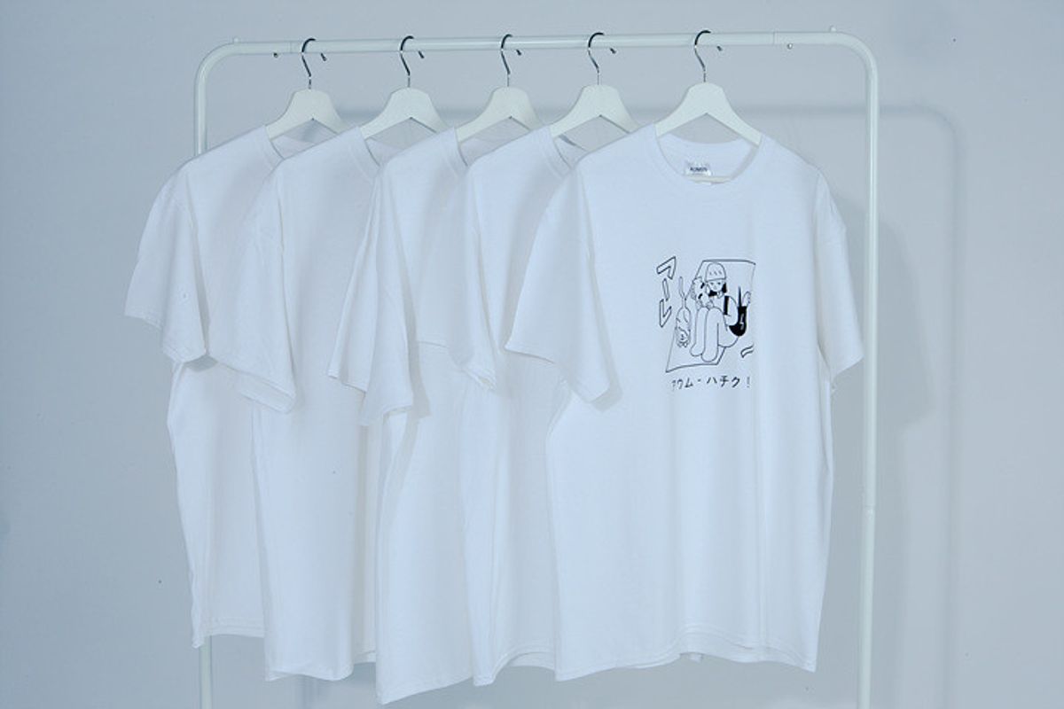 아움89(AUM89) 콜라보 일러스트 티셔츠 X A.RE