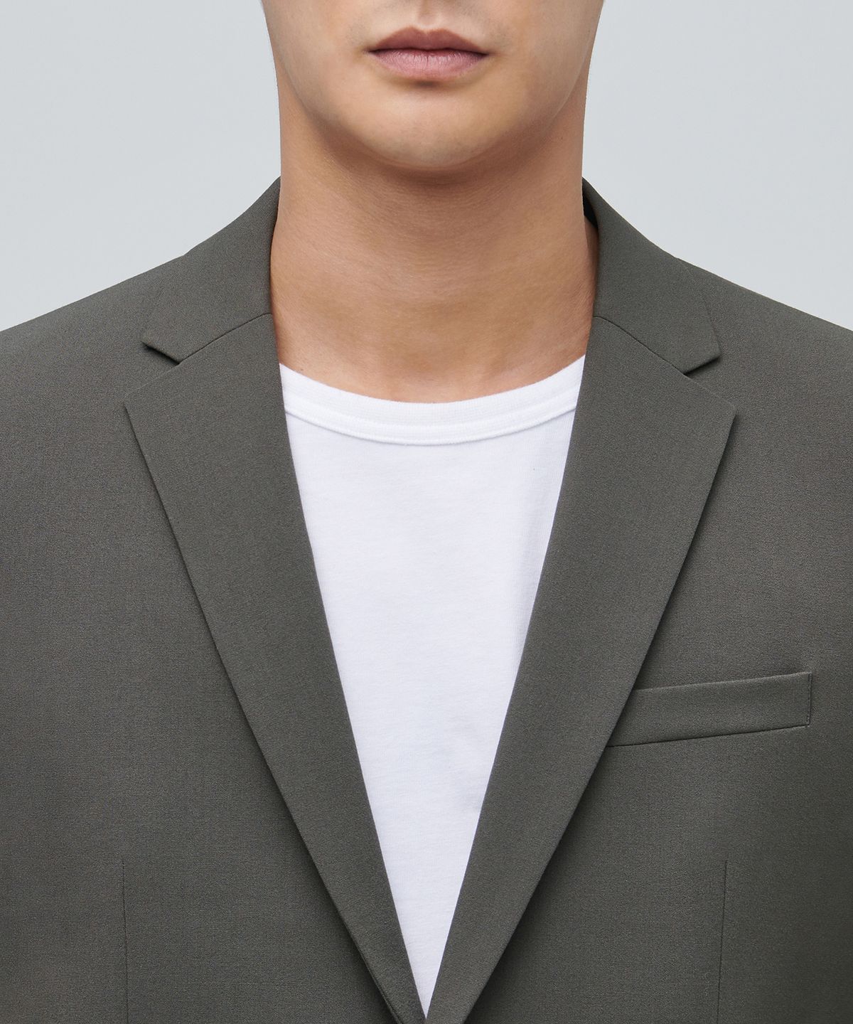 무신사 스탠다드(MUSINSA STANDARD) 라이트웨이트 베이식 블레이저 [더스티 카키]