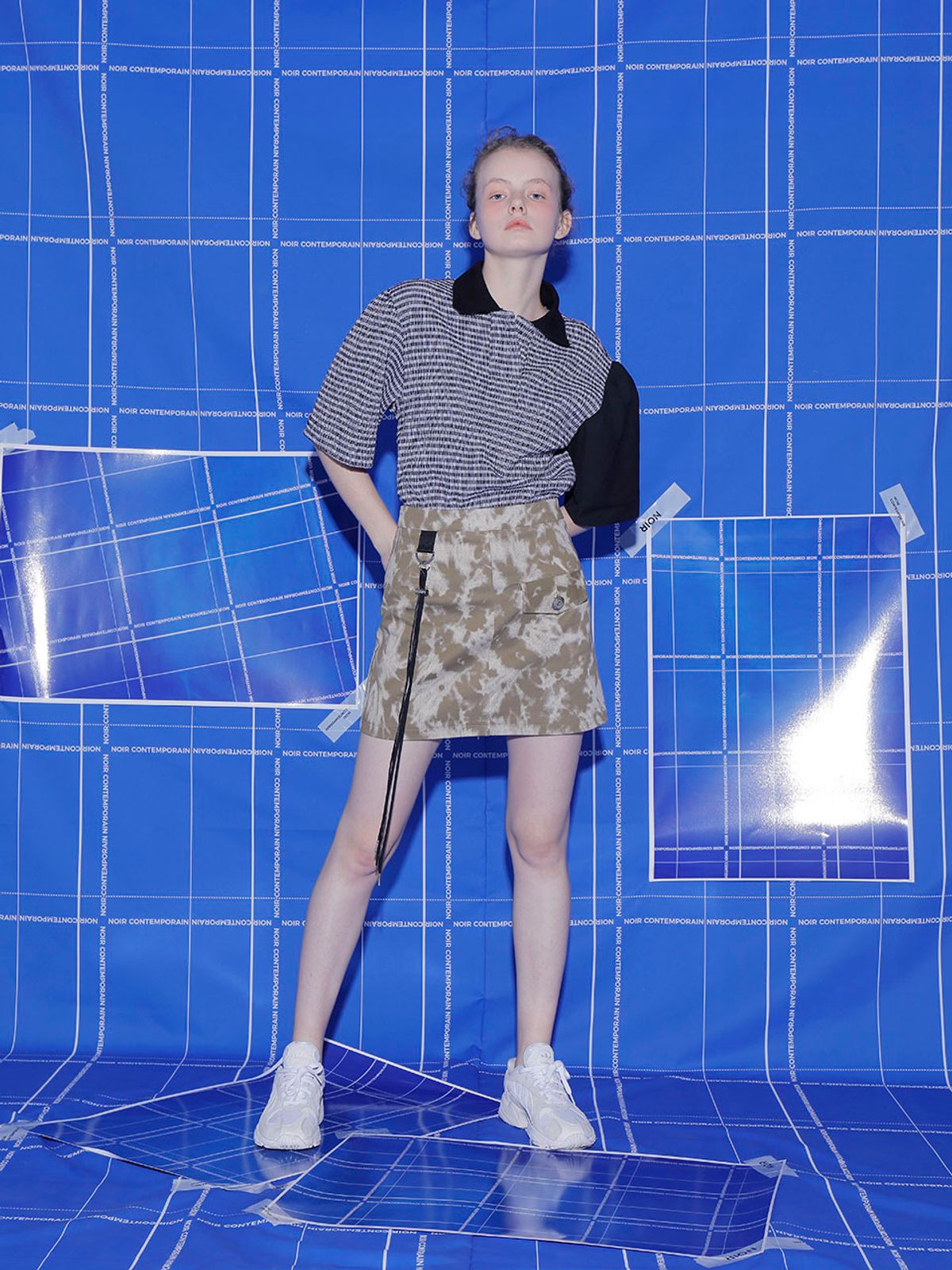 느와(NOIR) Dapple Skirt