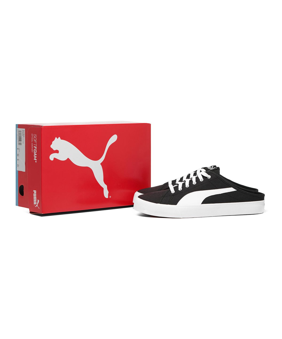 푸마(PUMA) 바리 뮬 - 블랙:화이트 / 371318-01