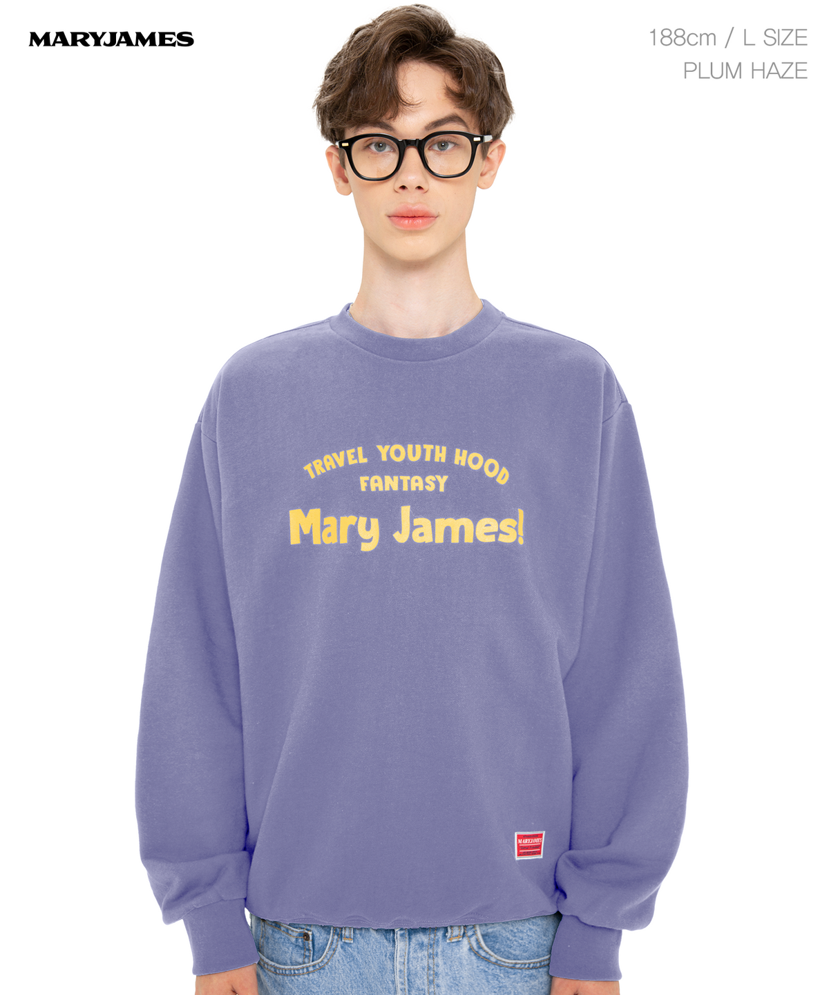 메리제임스(MARYJAMES) [남녀공용] PUESH SWEAT SHIRT(7 COLOR)