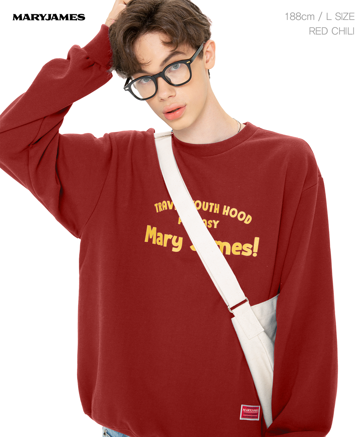 메리제임스(MARYJAMES) [남녀공용] PUESH SWEAT SHIRT(7 COLOR)