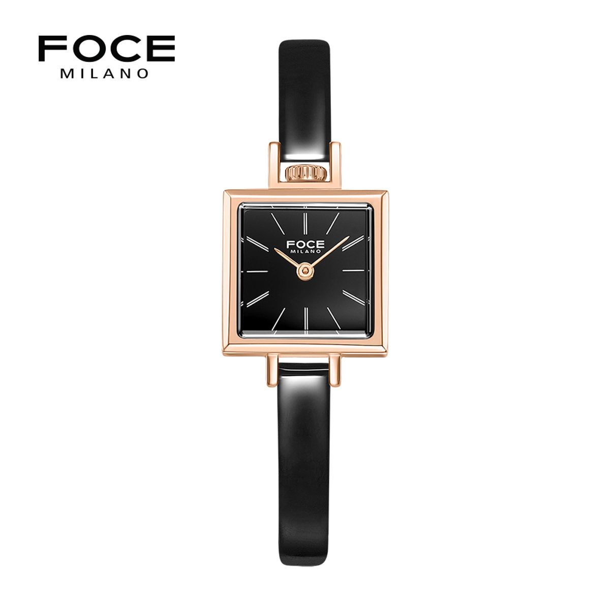 포체 레이디(FOCE LADY) 19.5mm 여성 사각 가죽시계 FM1913L-RG