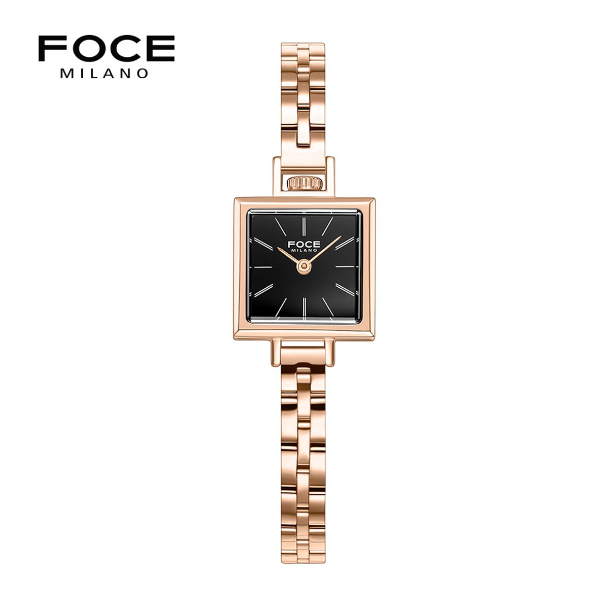 포체 레이디(FOCE LADY) 19.5mm 여성 사각 메탈시계 FM1913RG