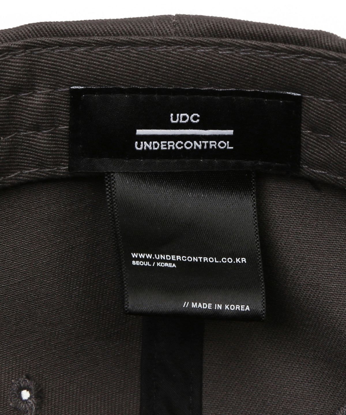언더컨트롤(UNDERCONTROL) 코튼 로고 볼캡 SHADOW PLAY / AUTHENTIC B B / GRAY