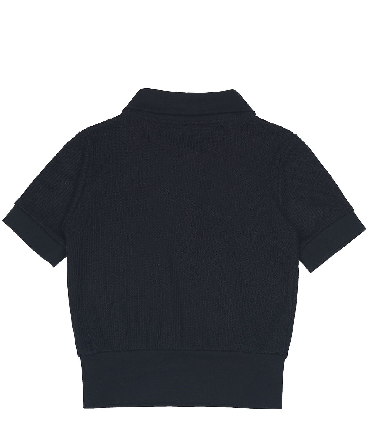 하이스쿨디스코(HIGH SCHOOL DISCO) See Through PK Shirt_Black