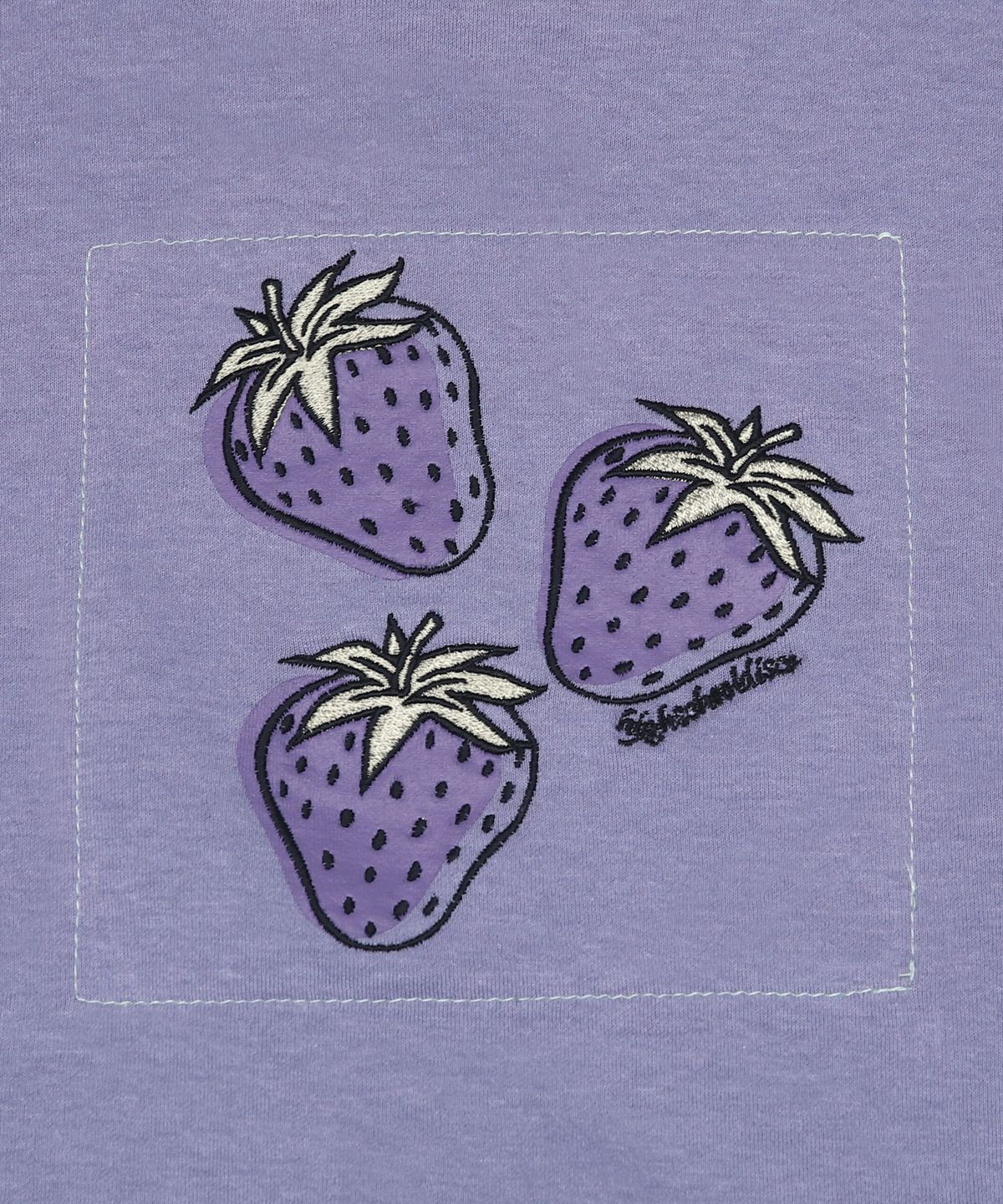 하이스쿨디스코(HIGH SCHOOL DISCO) Strawberry Crop T-shirt_Purple