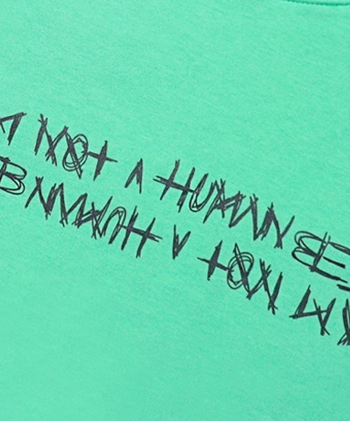 아임낫어휴먼비잉(I AM NOT A HUMAN BEING) Basic Logo Crewneck - MINT
