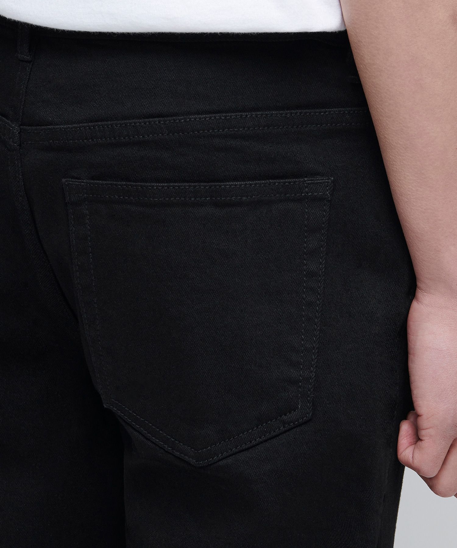 ★MUSINSA STANDARD★ Slim crop denim pants washed black MMJN MUSINSA | MUSINSA STANDARD CONE Slim Cropped Denim Pants