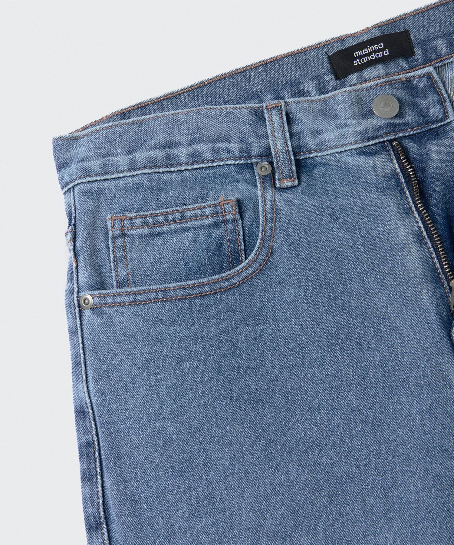 MUSINSA | MUSINSA STANDARD REGULAR FIT DENIM PANTS [LIGHT