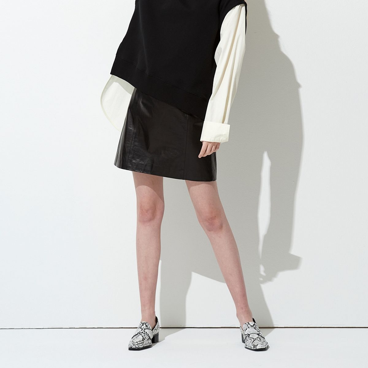 핀블랙(PINBLACK) VEGETABLE SET-UP A SKIRTS