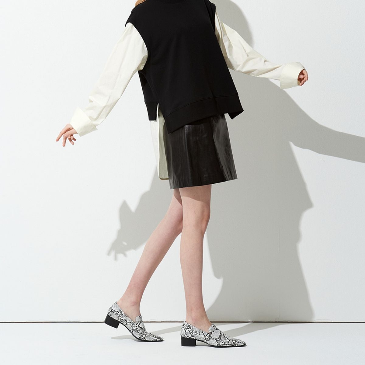 핀블랙(PINBLACK) VEGETABLE SET-UP A SKIRTS