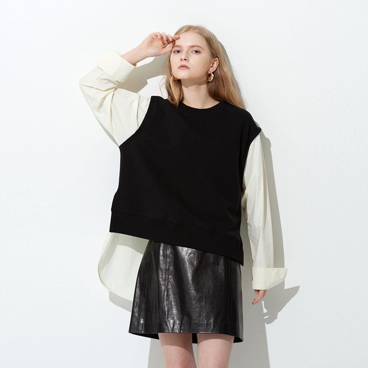 핀블랙(PINBLACK) VEGETABLE SET-UP A SKIRTS