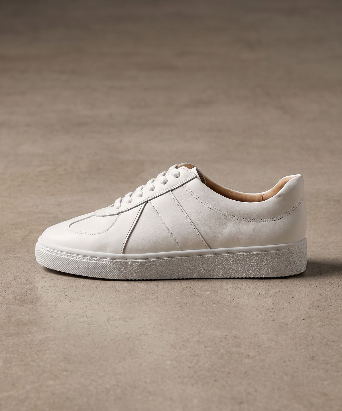 피렌체 아뜨리에(FIRENZE ATELIER) 핸드메이드 독일군 스니커즈 2285 [CREAM WHITE]