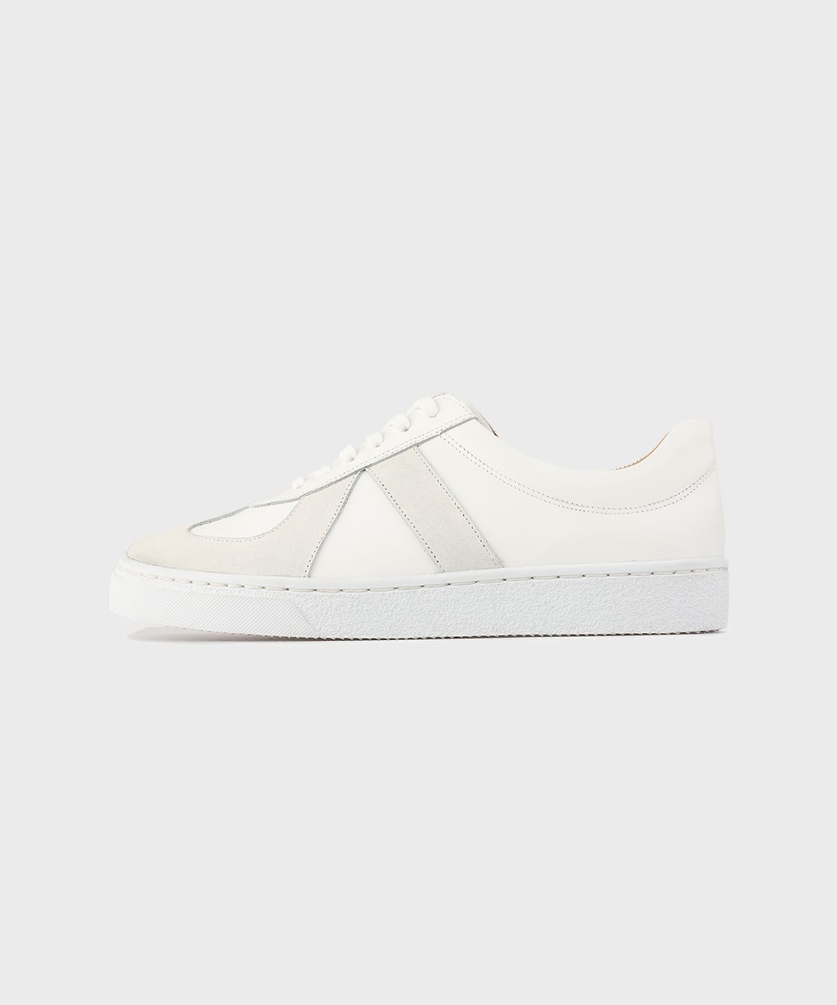 피렌체 아뜨리에(FIRENZE ATELIER) 핸드메이드 독일군 스니커즈 2285 [CREAM WHITE+SUEDE]