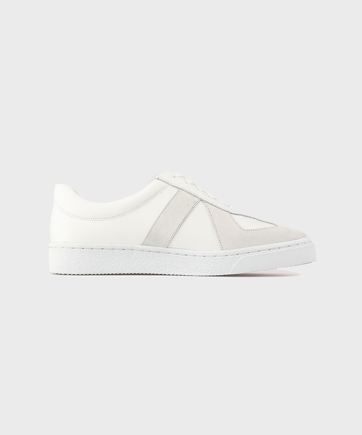 피렌체 아뜨리에(FIRENZE ATELIER) 핸드메이드 독일군 스니커즈 2285 [CREAM WHITE+SUEDE]