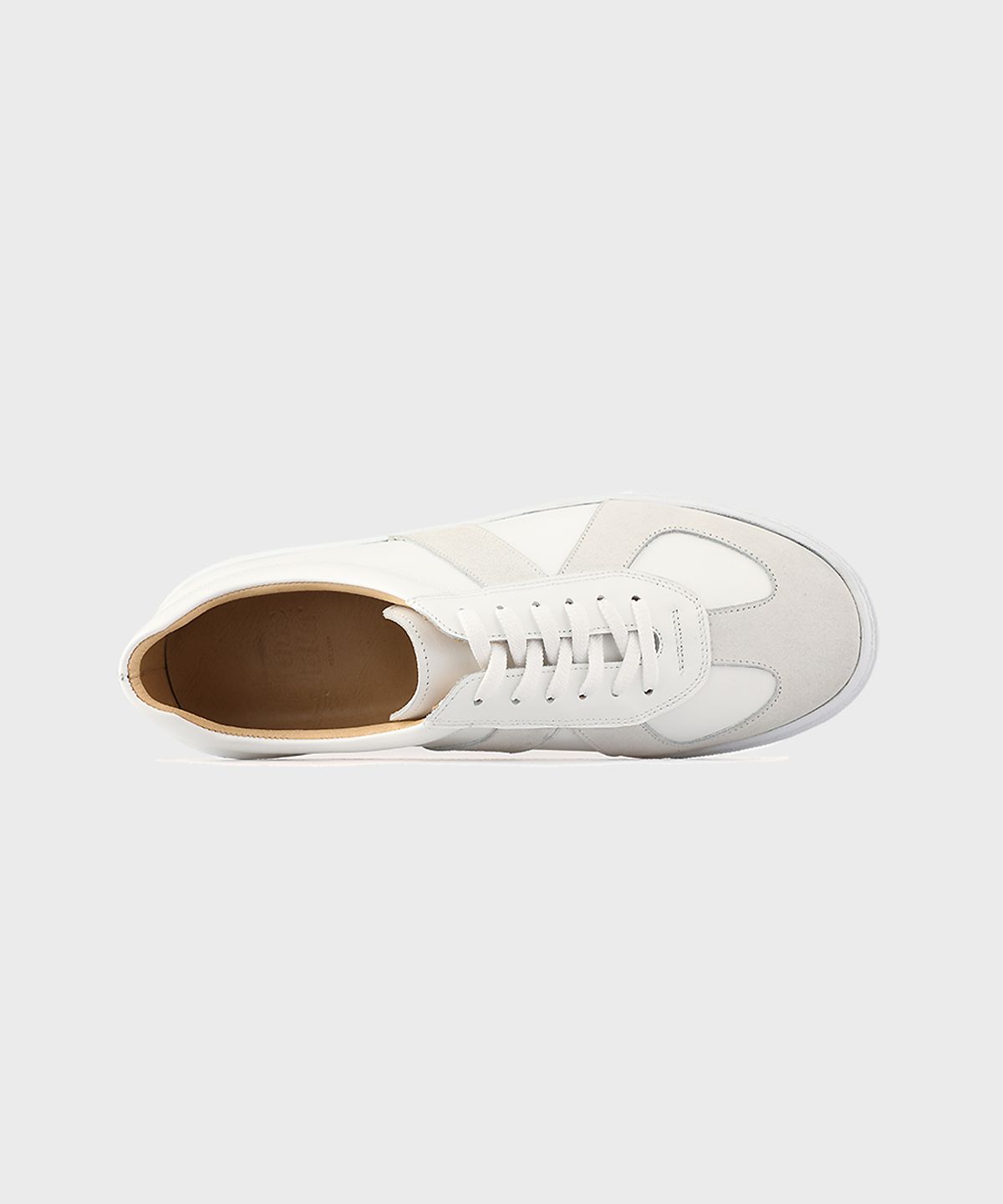 피렌체 아뜨리에(FIRENZE ATELIER) 핸드메이드 독일군 스니커즈 2285 [CREAM WHITE+SUEDE]