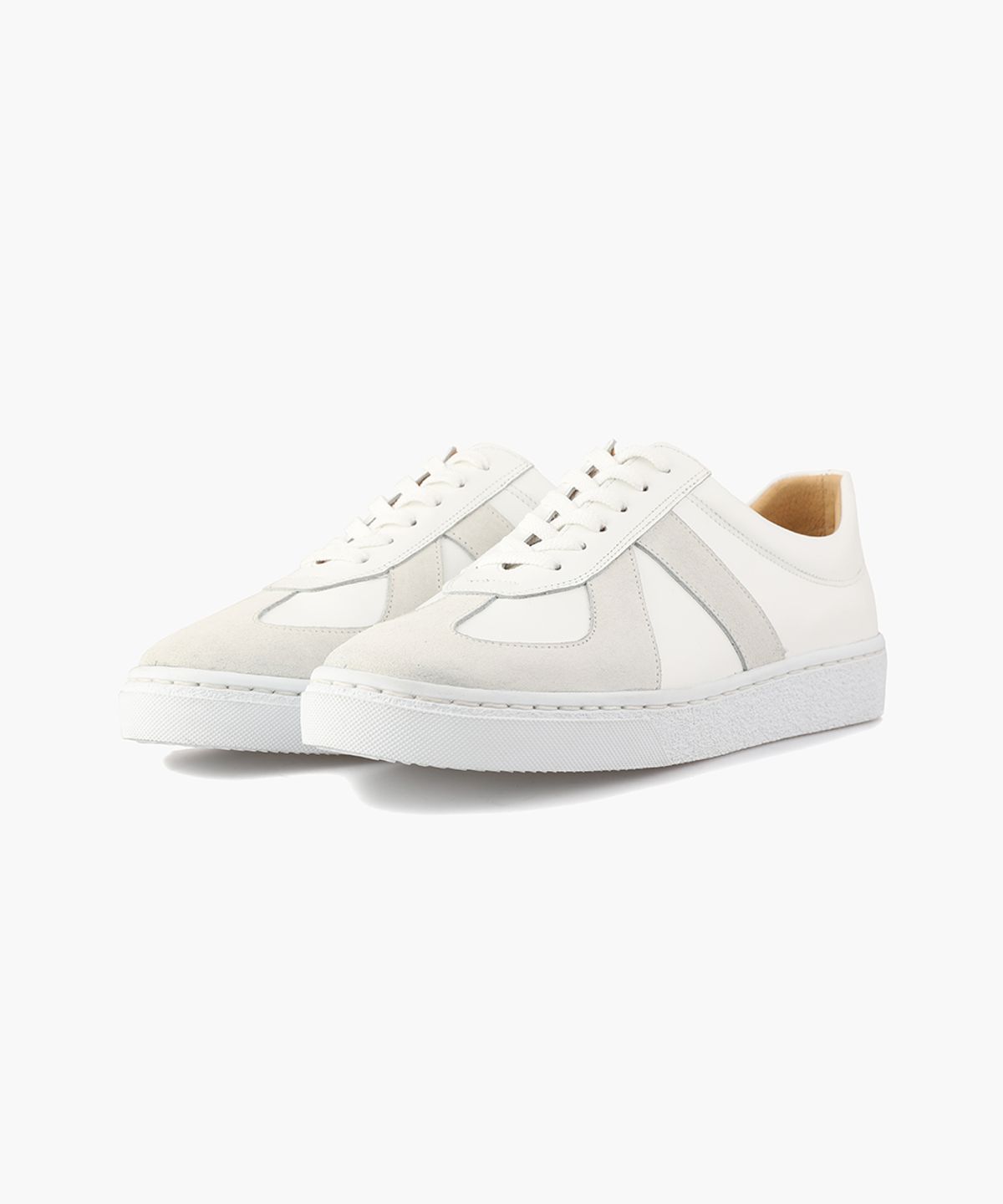 피렌체 아뜨리에(FIRENZE ATELIER) 핸드메이드 독일군 스니커즈 2285 [CREAM WHITE+SUEDE]