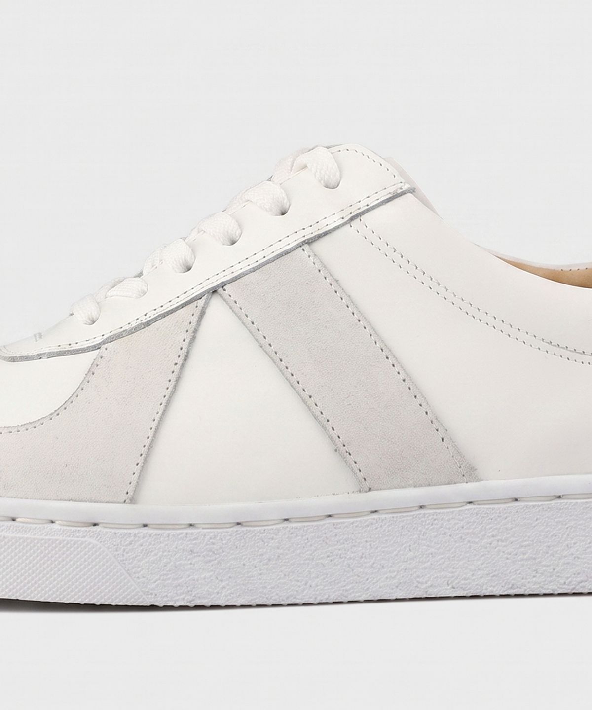 피렌체 아뜨리에(FIRENZE ATELIER) 핸드메이드 독일군 스니커즈 2285 [CREAM WHITE+SUEDE]