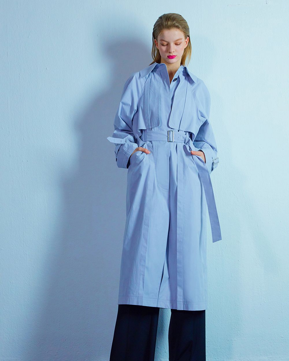 【MUDIDI】Detail trench coat 002 MUSINSA | MUDIDI Detail trench coat 002 Lavender