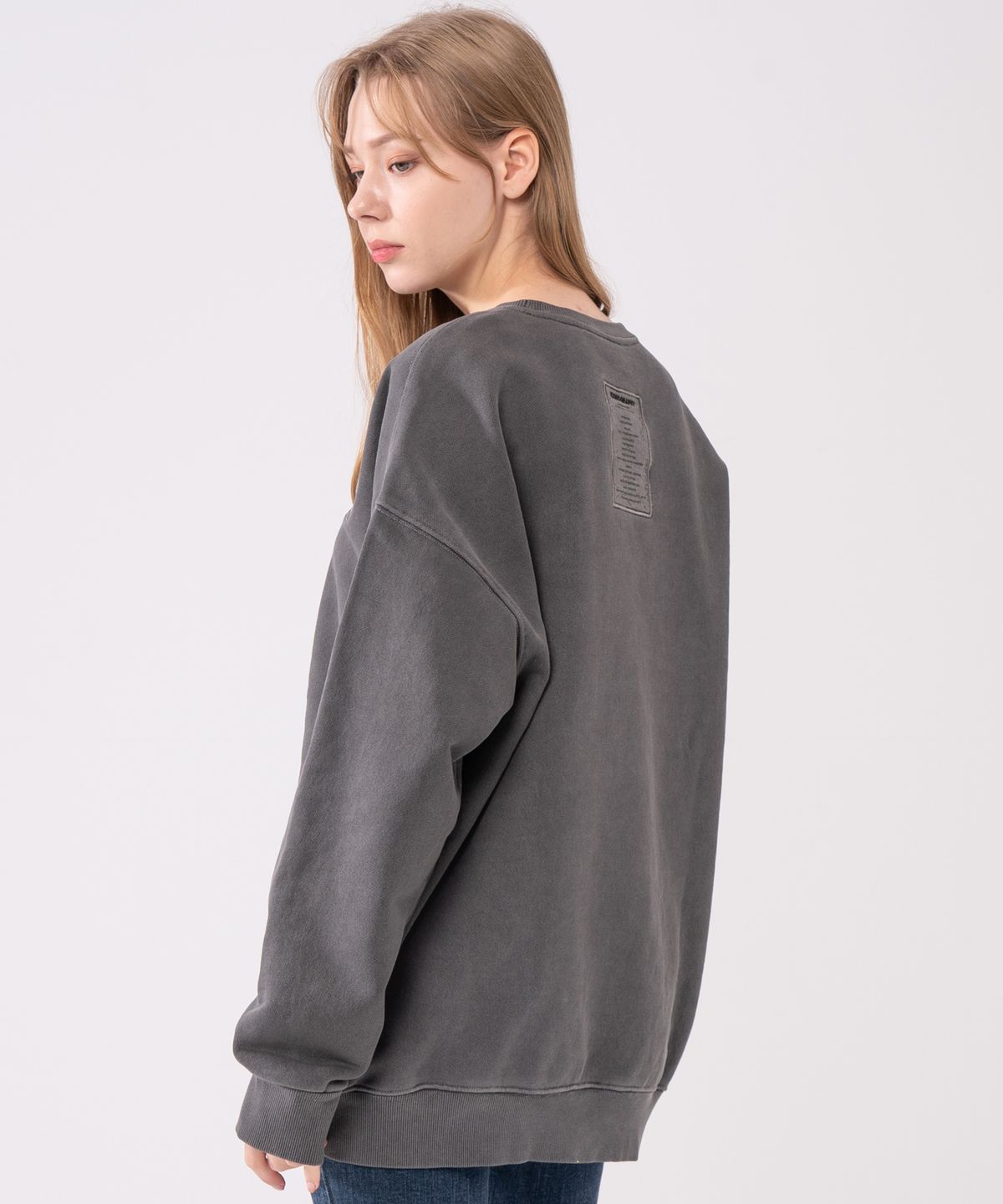 아이코노그라피(ICONOGRAPHY) PIGMENT HEAVY COTTON  LABEL ART DBE DBK