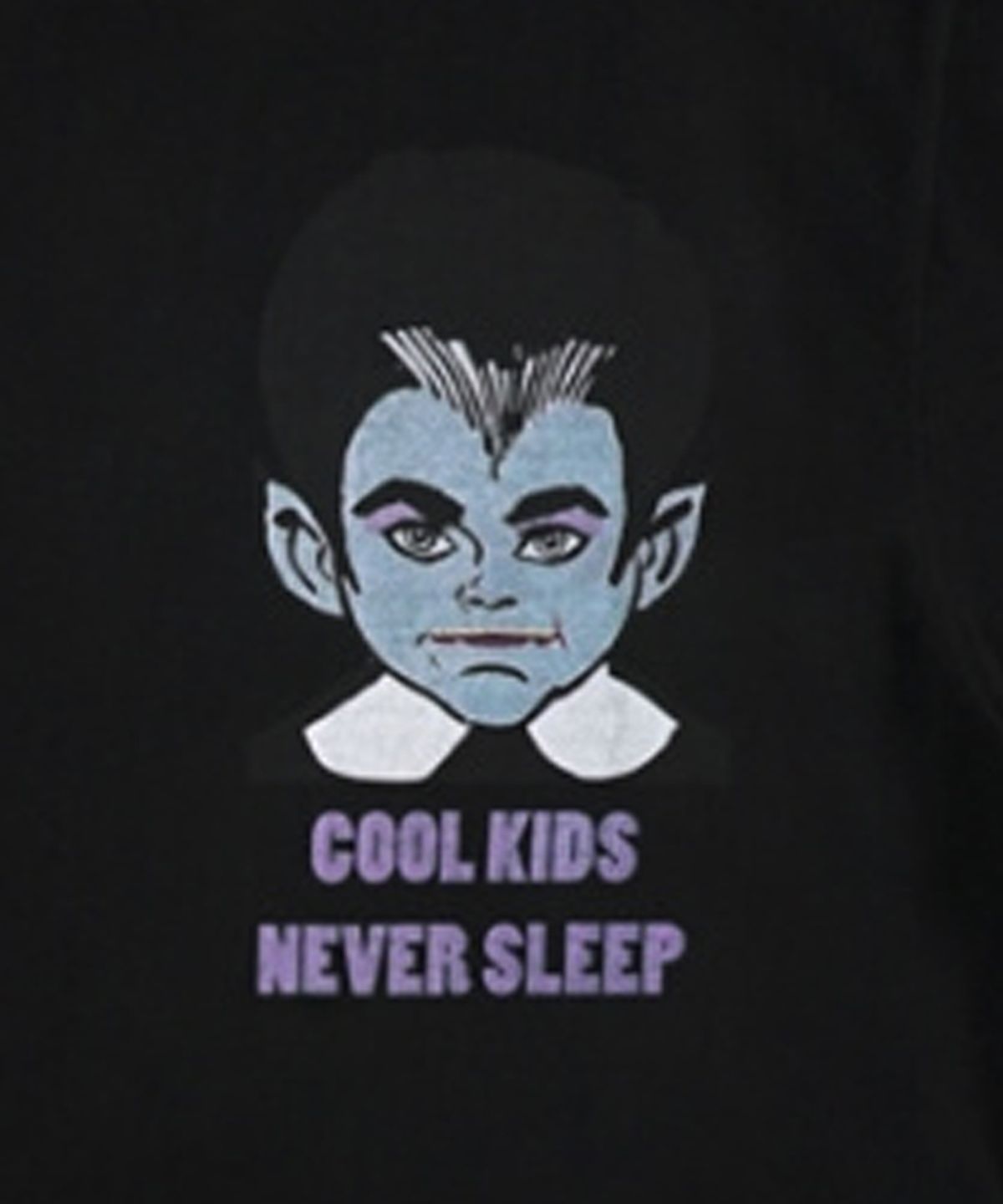아임낫어휴먼비잉(I AM NOT A HUMAN BEING) Dracula Short Sleeve T-Shirt - BLACK