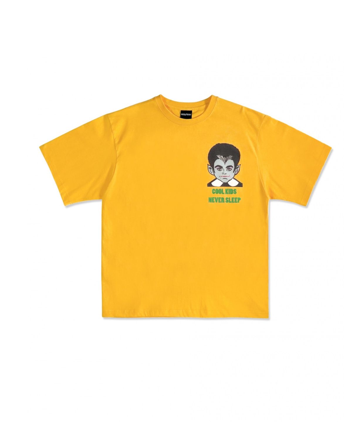 아임낫어휴먼비잉(I AM NOT A HUMAN BEING) Dracula Short Sleeve T-Shirt - ORANGE