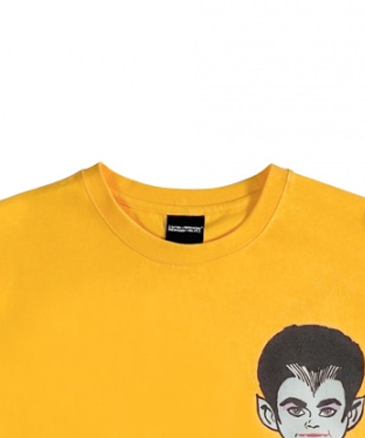 아임낫어휴먼비잉(I AM NOT A HUMAN BEING) Dracula Short Sleeve T-Shirt - ORANGE