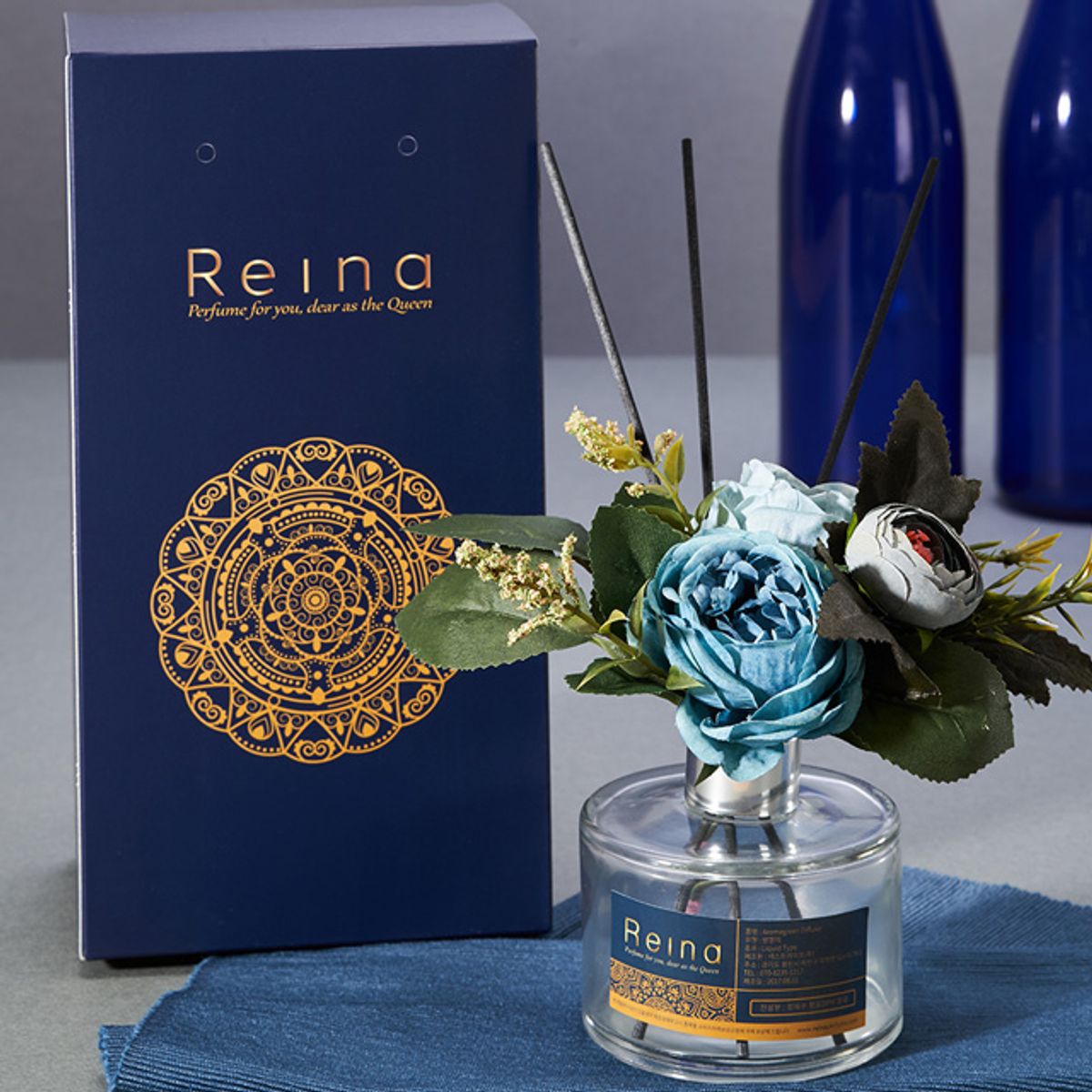레이나퍼퓸(REINA PERFUME) 장미와동백 아로마 플라워디퓨저 150ml
