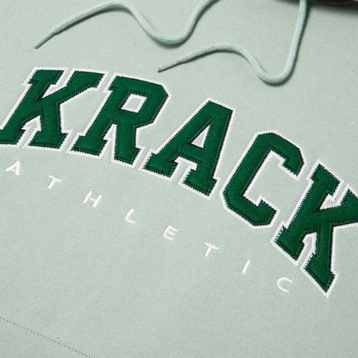 크랙 애슬레틱(KRACK ATHLETIC) ARCH LOGO HOODIE MINT